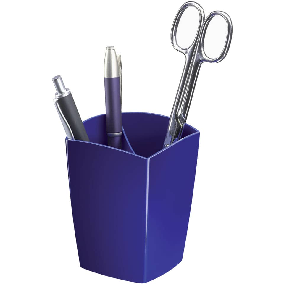 Portapenne CepPro Happy CEP in polistirolo contiene fino a 32 penne blu elettrico - 1005300721