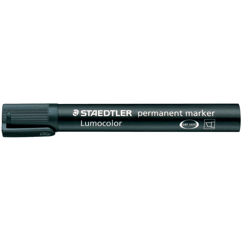 Marcatore punta a scalpello Staedtler Lumocolor permanent marker 350 2-5 mm nero - 350-9