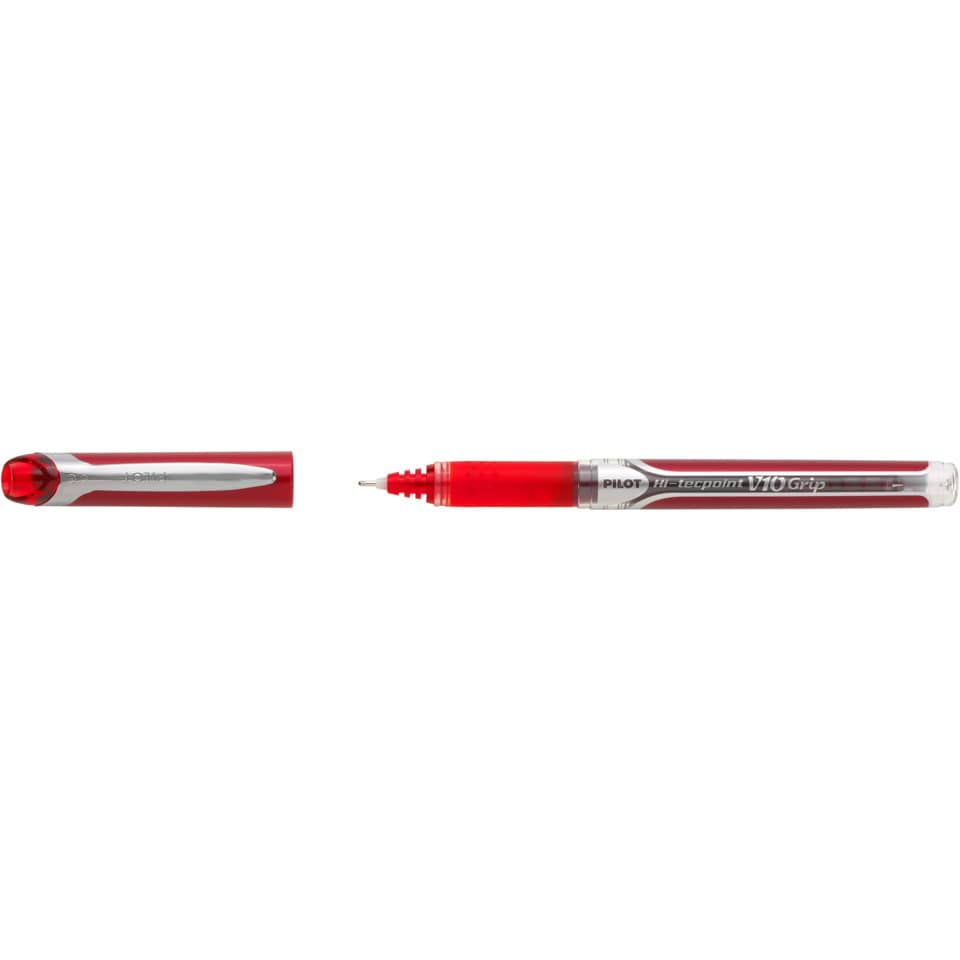 Roller a inchiostro liquido Pilot HI-TECPOINT V10 grip 1 mm rosso 006747
