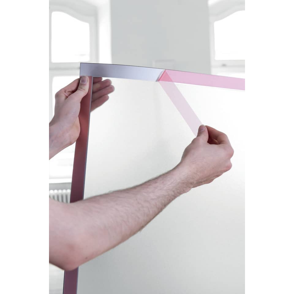 Cornice espositiva adesiva DURABLE DURAFRAME® POSTER A2 argento metallizzato 465x639mm - 499523