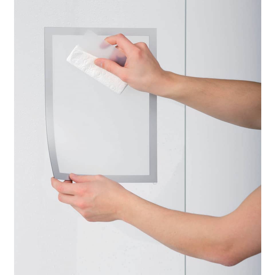 Cornici in pellicola adesiva DURABLE DURAFRAME® SUN A3 argento metallizzato 323x446mm conf. 2 - 484223