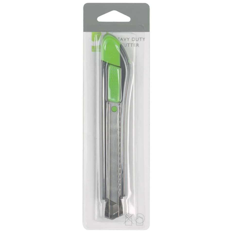 Cutter in metallo con guida Q-Connect 18 mm KF10634