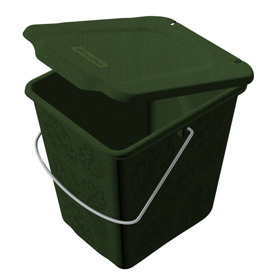 Cestino Rotho per rifiuti organici verde - 7 L F707758