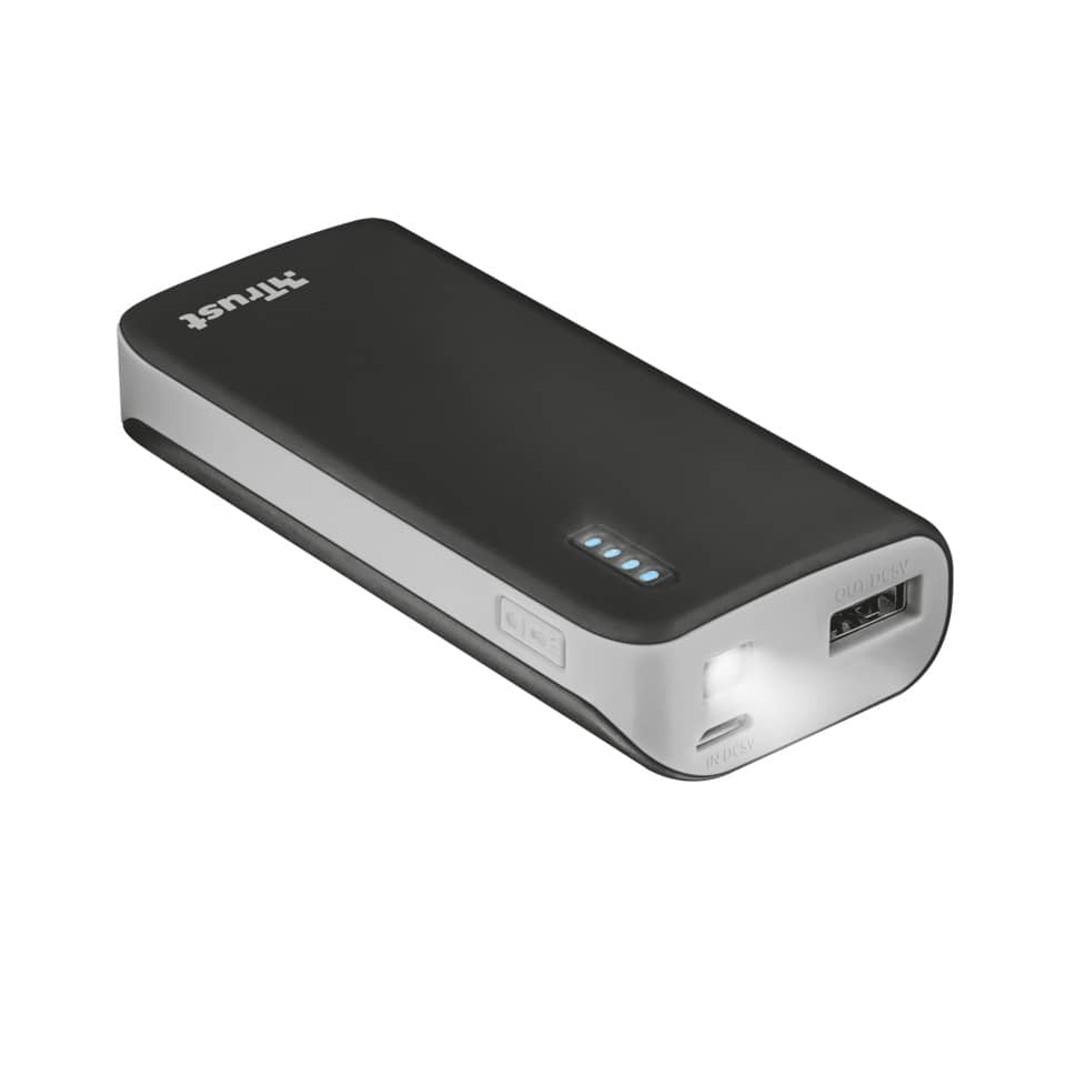 Caricatore portatile Powerbank 4400 Trust Primo nero 21224