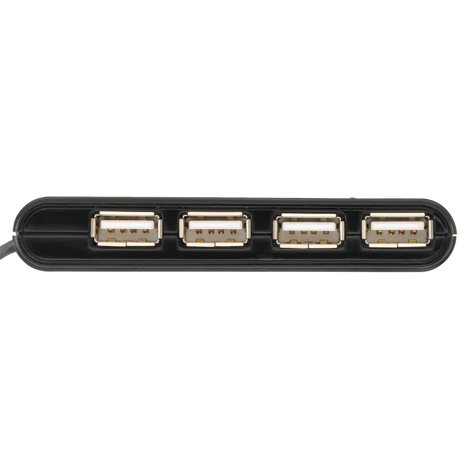 Mini Hub USB 2.0 a 4 porte Trust Vecco nero 14591