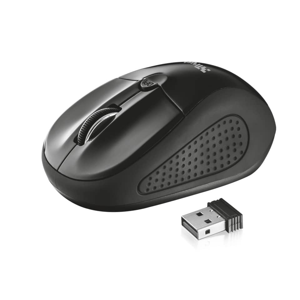 Mouse ottico wireless Trust Primo nero 20322