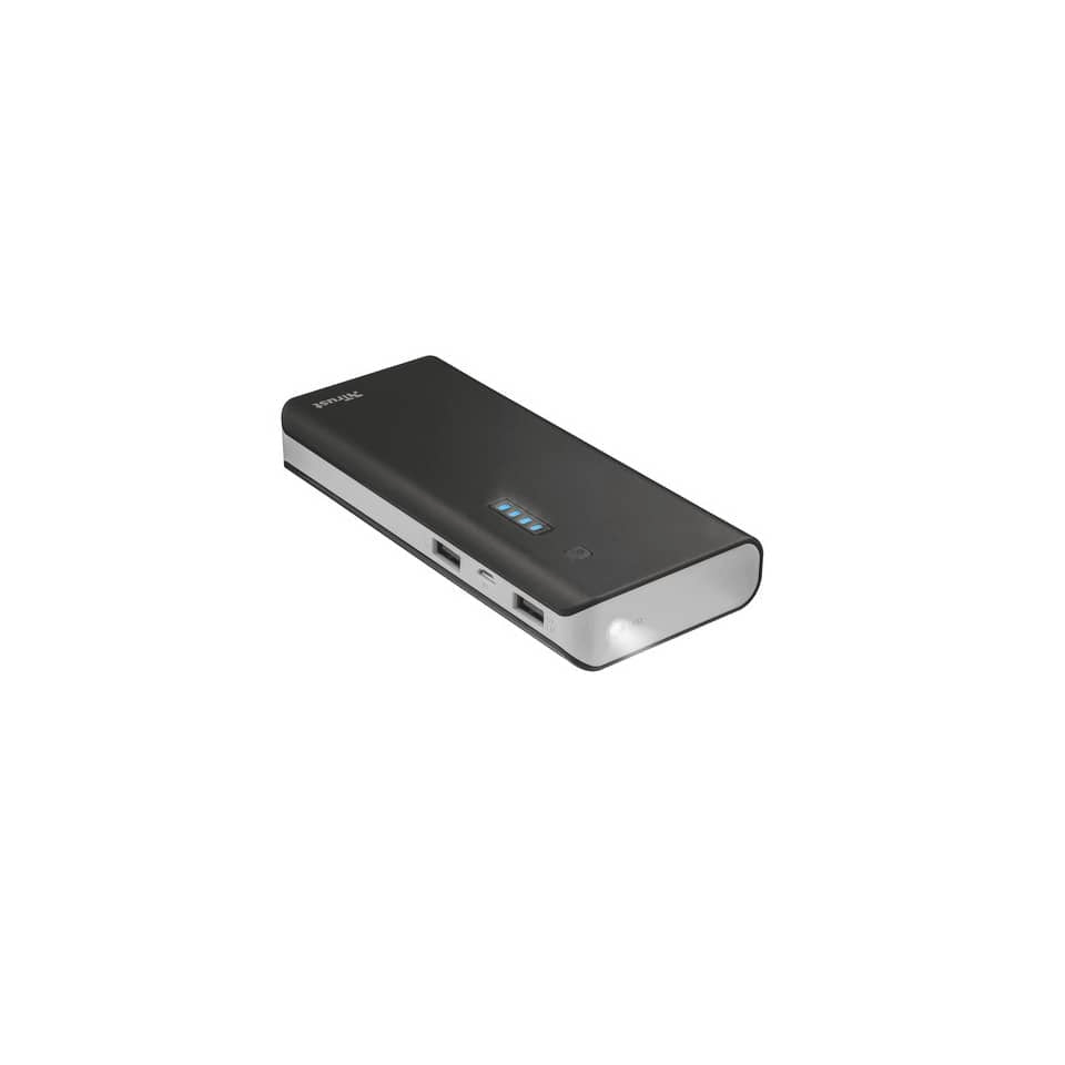 Caricabatterie portatile Powerbank 10000 Trust Primo nero 21149