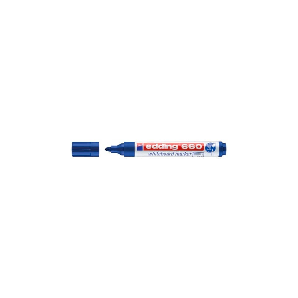 Marcatore per lavagne bianche edding 660 punta conica 1,5-3 mm blu 4-660003