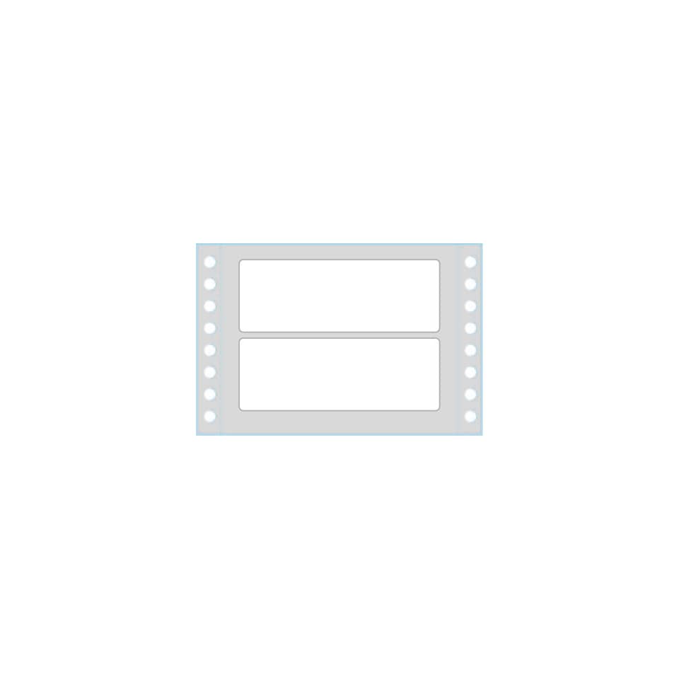 Etichette bianche a modulo continuo TICO Tab 1 corsia 100x36,2 mm - 8 et/foglio - 500 fogli - 4000 etichette - TAB1-1003