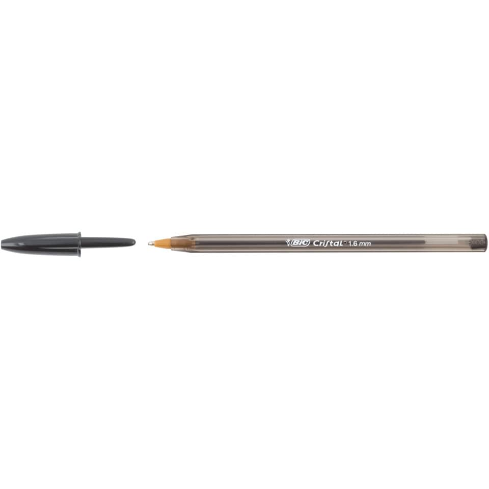 Penna a sfera BIC Cristal® Large 1,6 mm nero Conf. 50 pezzi - 880648
