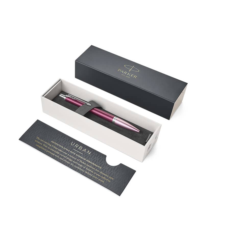Penna a sfera a scatto Parker Urban Premium M Dark Purple CT 1931569