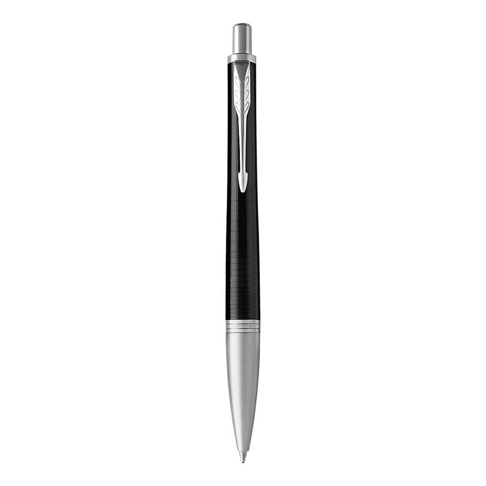 Penna a sfera a scatto Parker Urban Premium M Ebony Metal CT 1931615