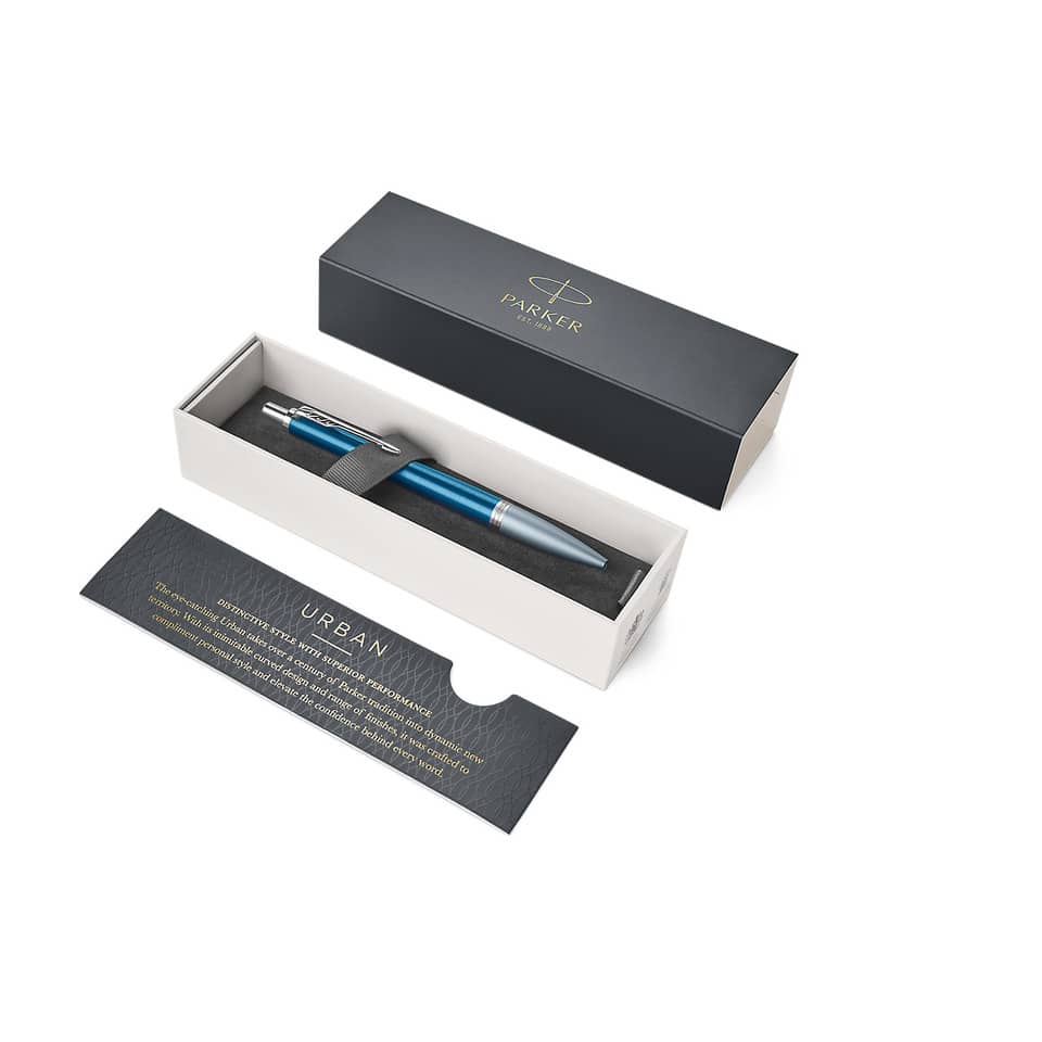 Penna a sfera a scatto Parker Urban Premium Night M Dark Blu CT 1931565
