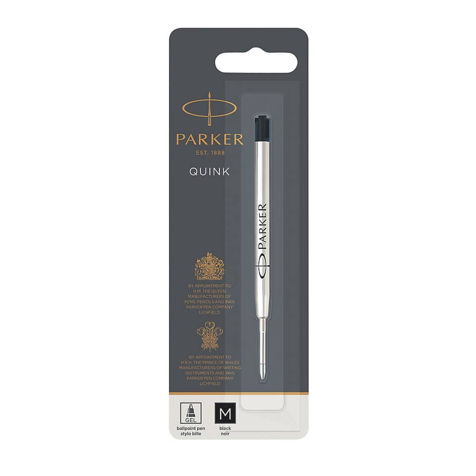 Refill gel Parker nero M in blister - 1950344