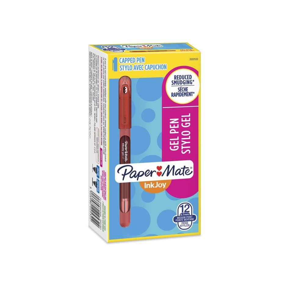 Penna Paper Mate InkJoy Gel 600 Stick M 0,7 mm rosso 2022532