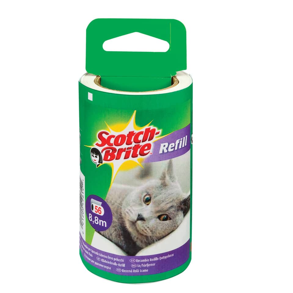 Spazzola adesiva Scotch-Brite® ricambio 56 fogli - 838RP-56-EU
