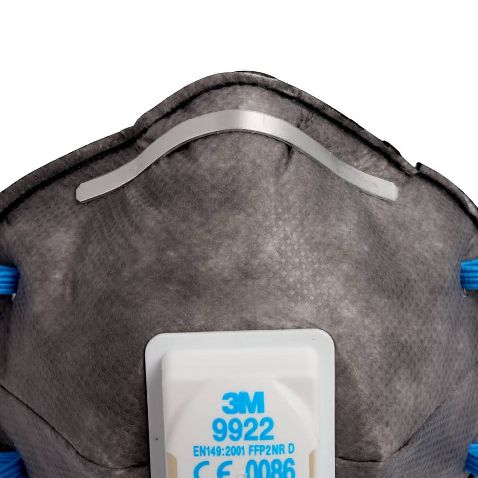 Respiratore monouso 3M FFP2 con valvola Conf. 10 pezzi - 9922