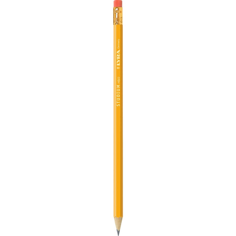 Matita con gomma LYRA Studium HB Medium L1280100