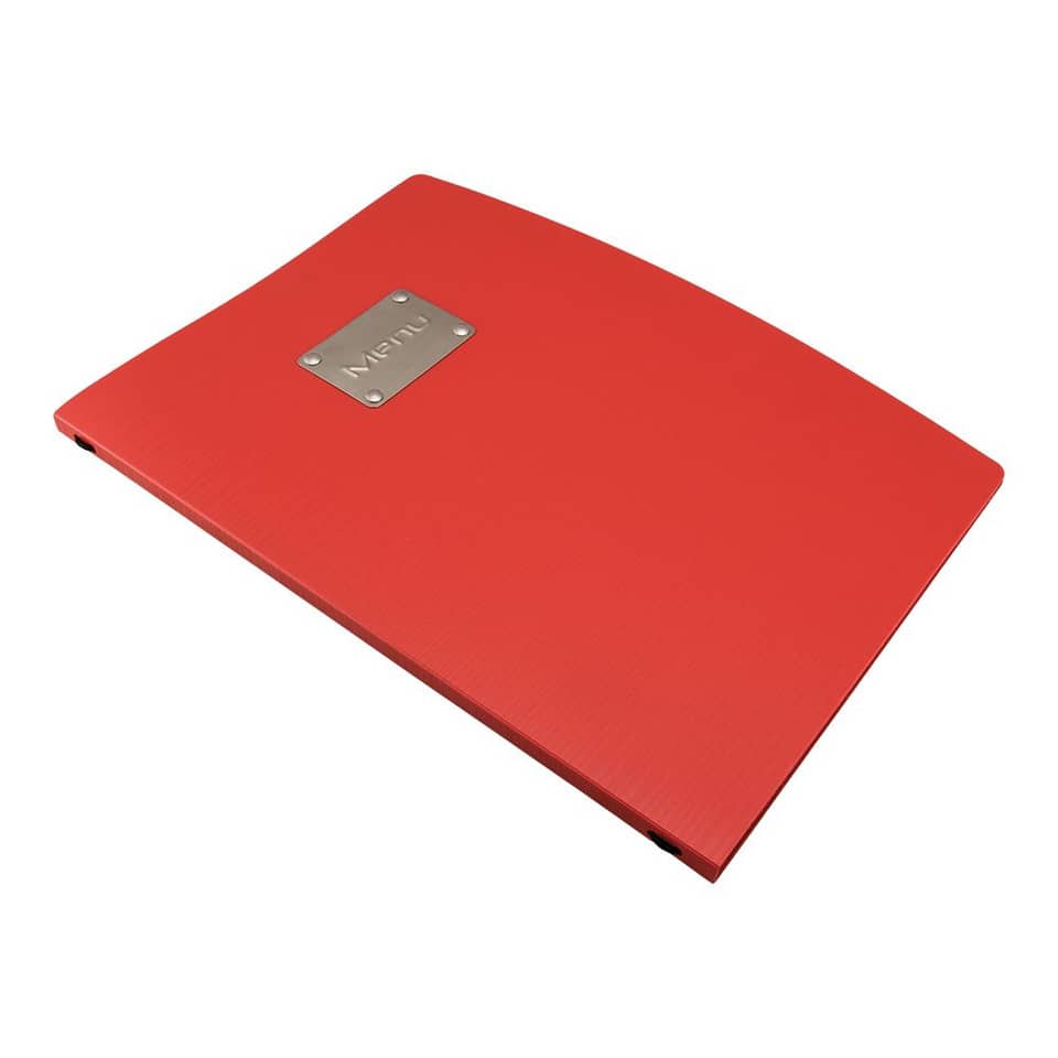 Portamenù Securit® Rio A4 rosso MC-RCA4-RD