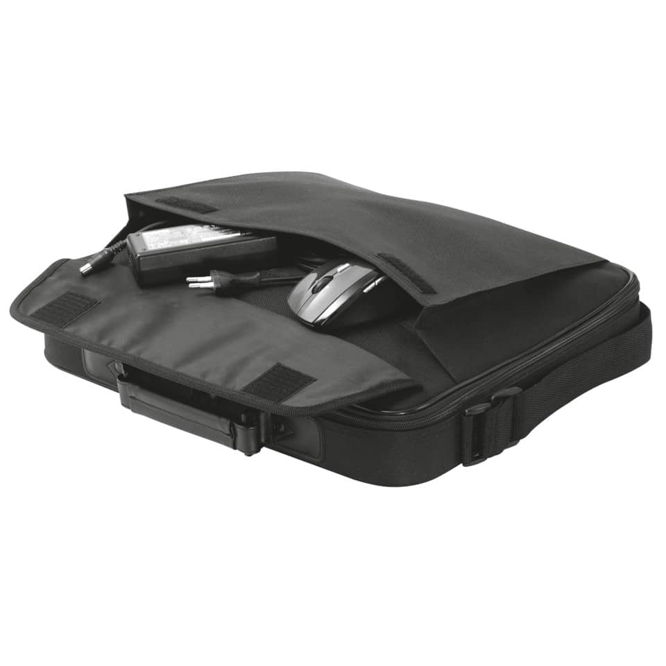 Borsa per computer Trust Atlanta fino a 16" in tessuto 1 scomparto nero - 21080
