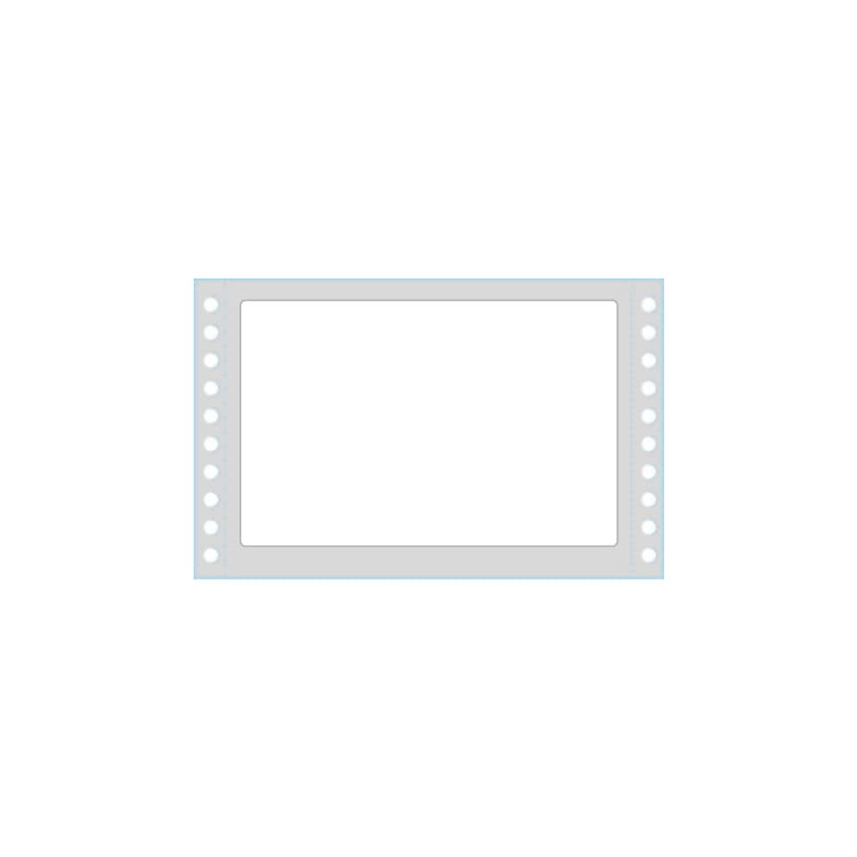 Etichette bianche a modulo continuo TICO Tab 1 corsia 149x97,2 mm - 3 et/foglio - 500 fogli - 1500 etichette - TAB1-1499