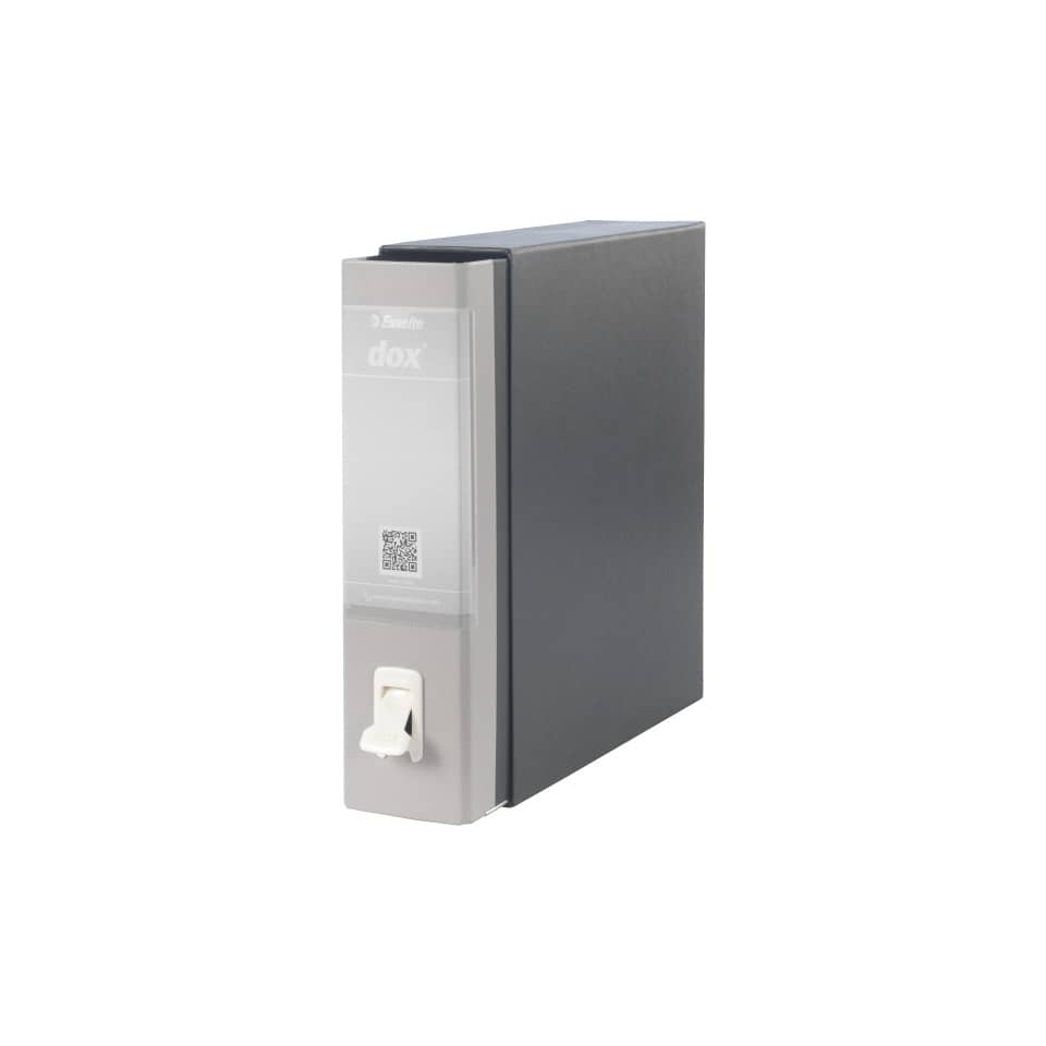 Registratore a leva DOX1 Commerciale S. Francisco 28,5x31,5 cm - dorso 8 cm grigio - D15107