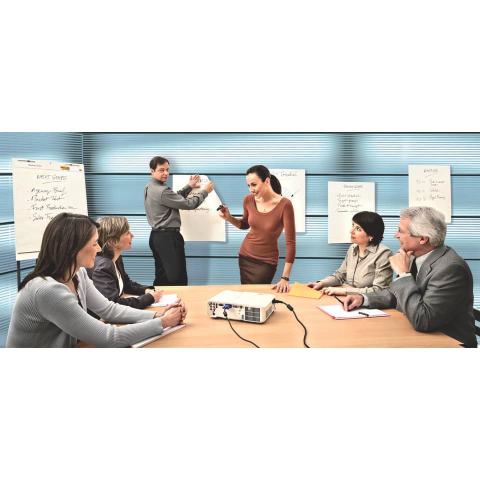 Blocco di fogli da parete Post-it® Super Sticky 63,5x 77,5 cm bianco Conf.2 pezzi - 559RP