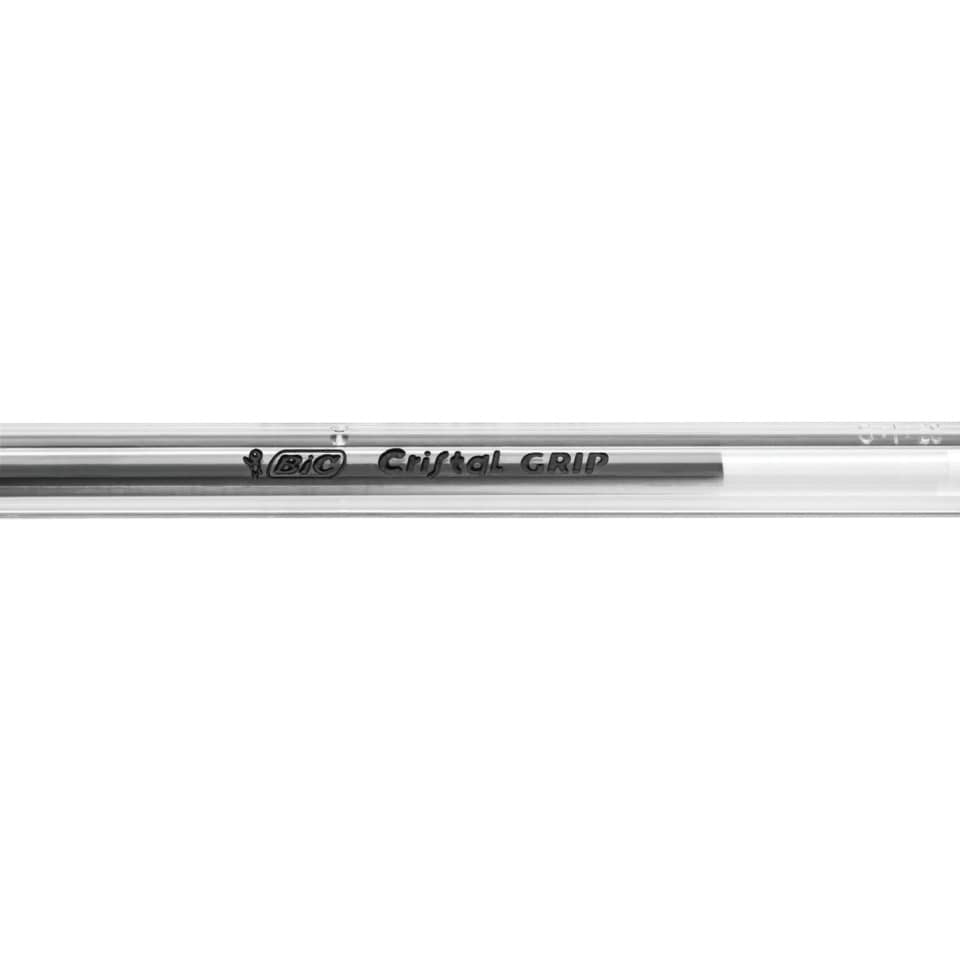 Penna a sfera BIC Cristal Grip M 1 mm nero 889984