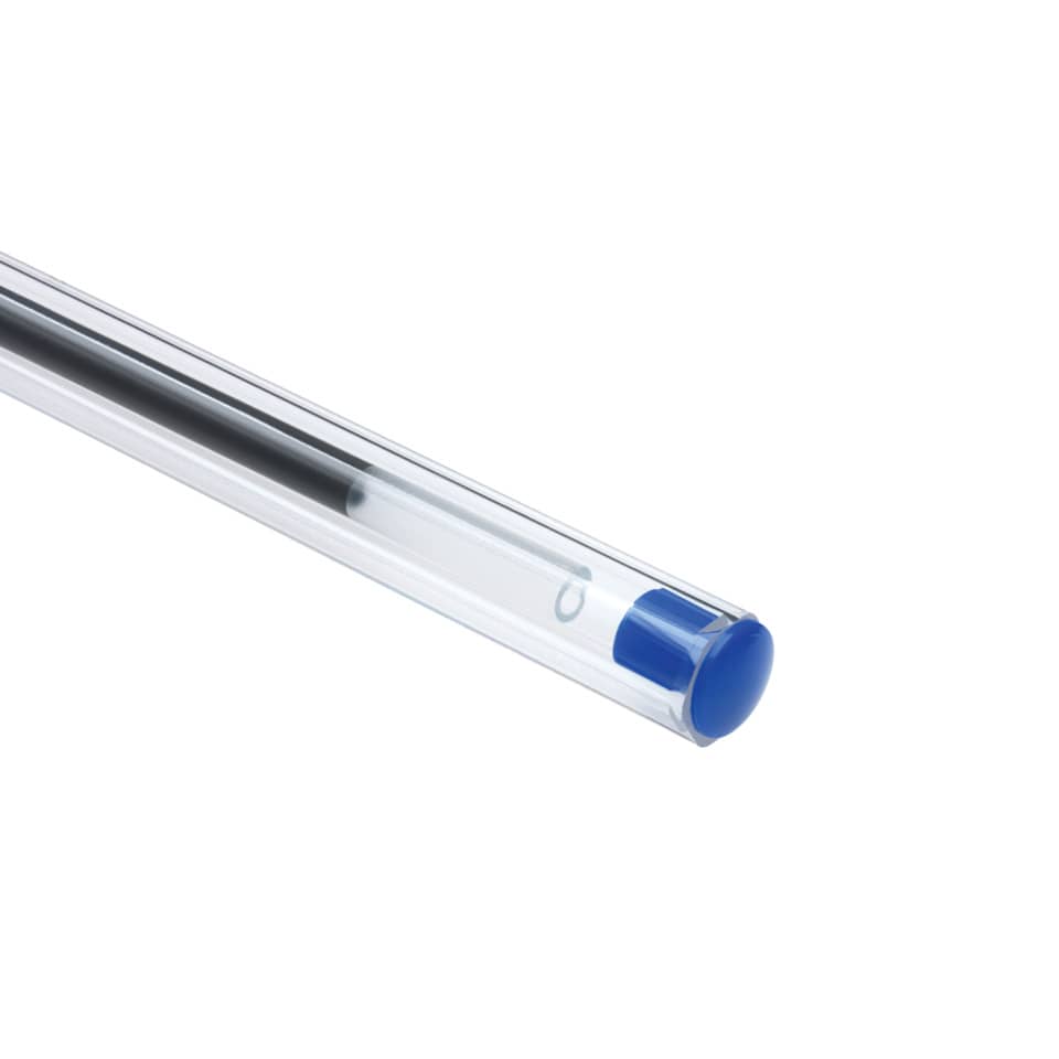 Penna a sfera BIC Cristal M 1 mm blu Conf. 50 pezzi - 8373609