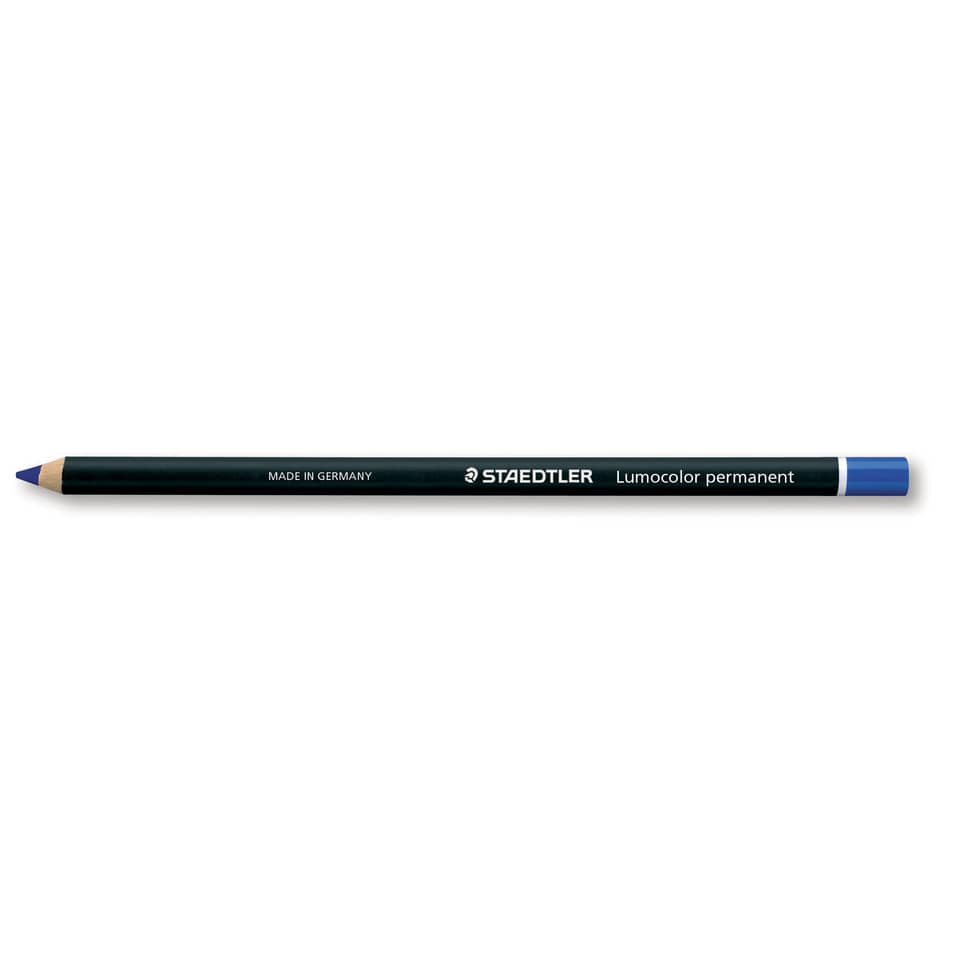 Matita vetrografica Staedtler Lumocolor Permanent Glasochrom 108 20 blu 108 20-3