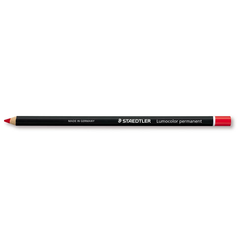 Matita vetrografica Staedtler Lumocolor Permanent Glasochrom 108 20 rosso 108 20-2