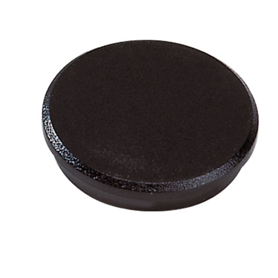 Magneti Dahle rotondi Ø 32 mm nero altezza 7 mm - forza 8 N - conf. 10 pezzi - R955329x10