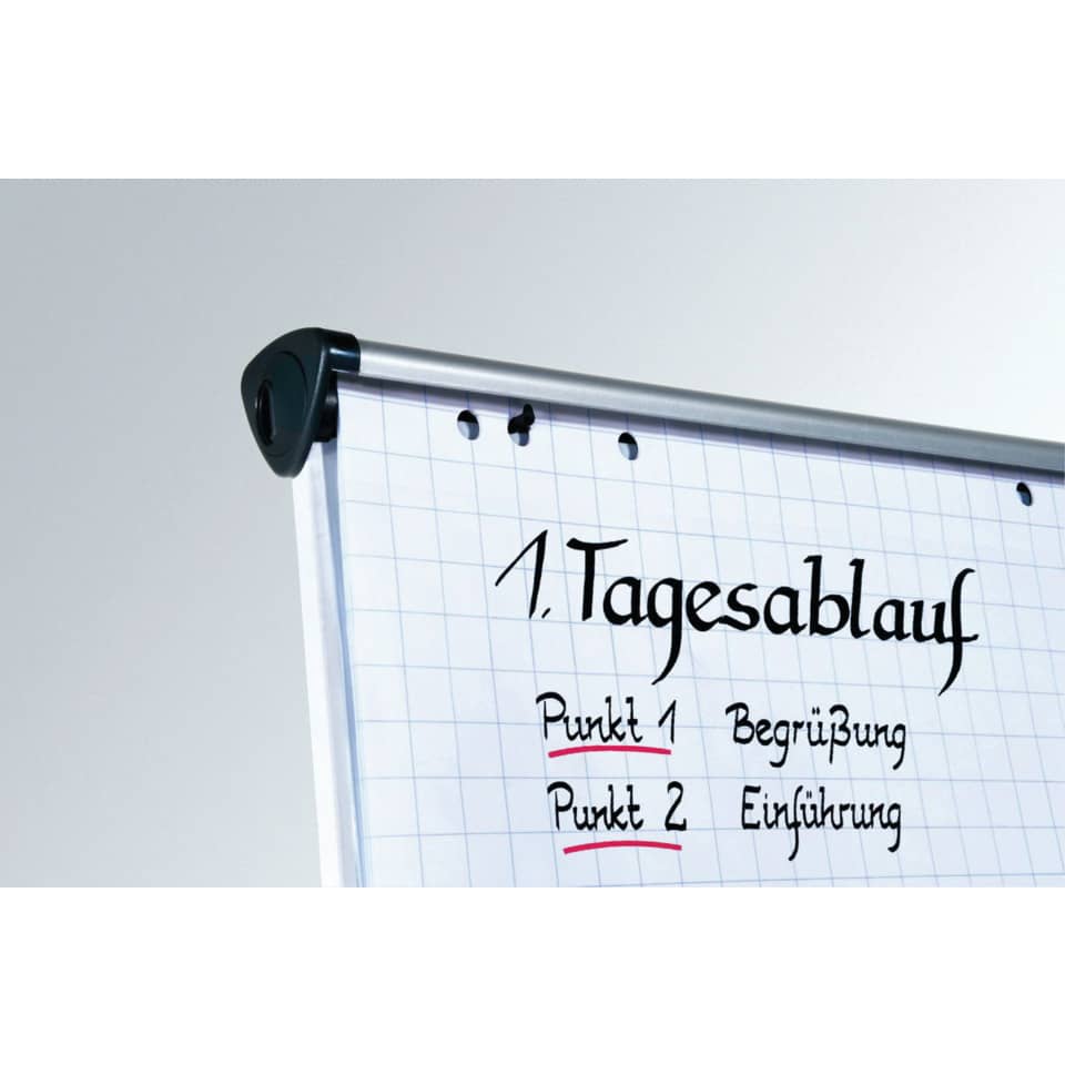 Blocco di carta per lavagna Legamaster 20 fogli 65x98 cm bianco liscio conf 5 rotoli - L-1560 00