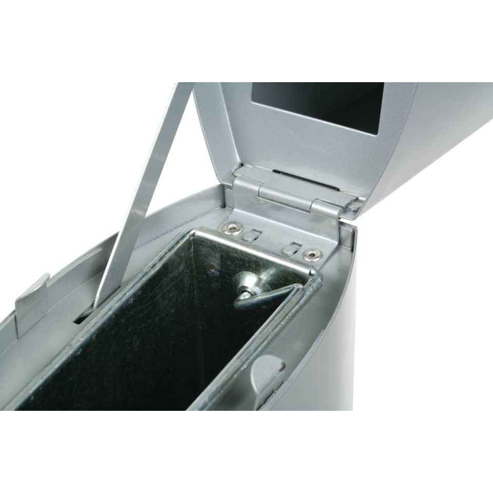 Posacenere a colonna Rubbermaid Metropolitan argento - H 108,7 cm - Ø 43 cm FGR93400SM