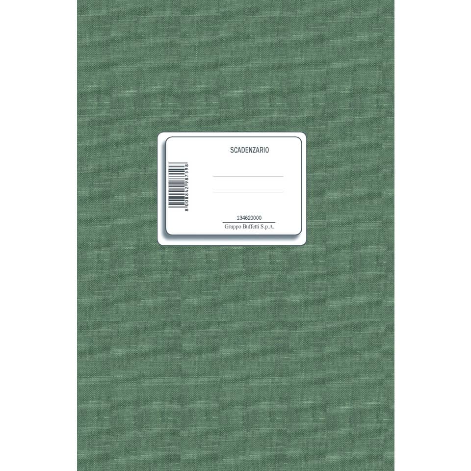 EC - Registro scadenziario data ufficio gennaio-dicembre 24 fogli 24x17 cm -DU134620000