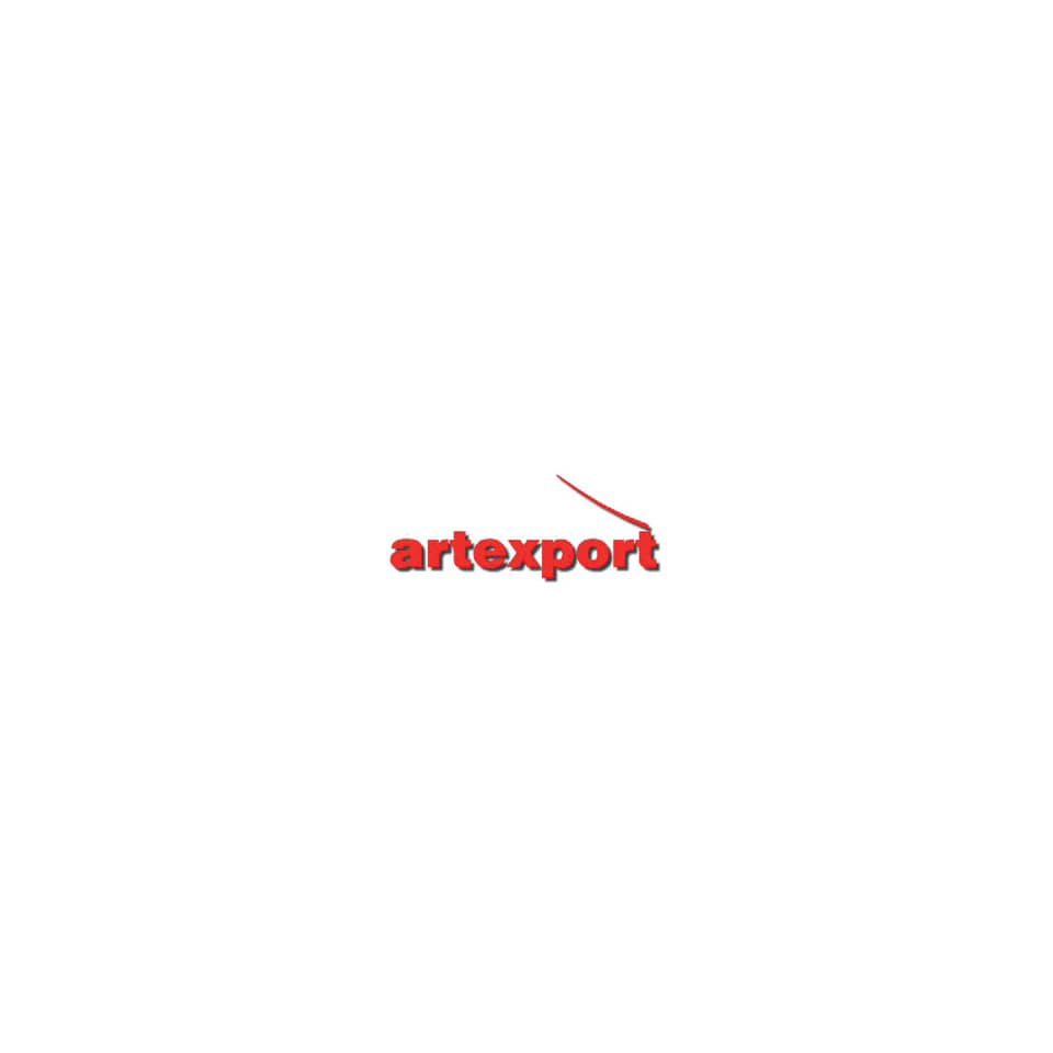 Scrivania Artexport Presto 80x80xH.72cm piano nero venato frassino - fianchi in metallo a L color alluminio 001+30511/8