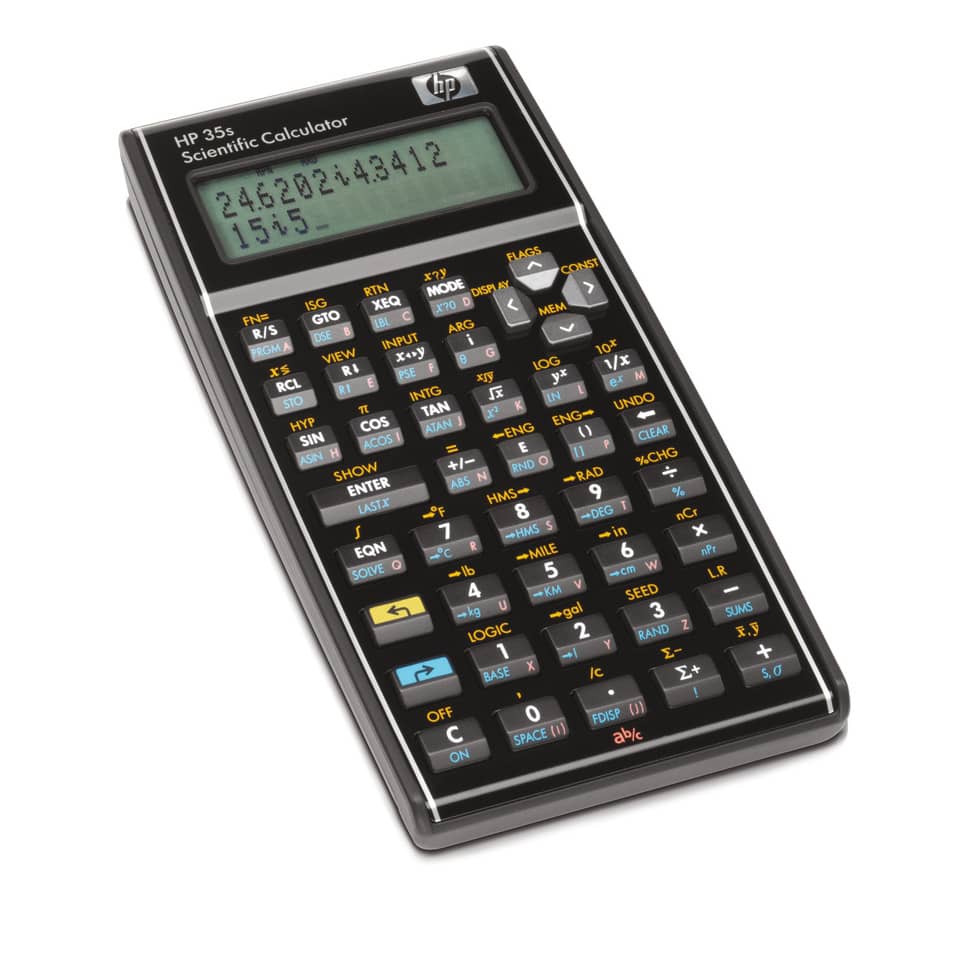 Calcolatrice scientifica programmabile HP 35S con 100 funzioni integrate nero HP-35S/UUZ