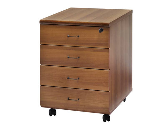 Cassettiera 4 cassetti Frensy BYTE 44x52x63 cm noce tabacco UFBNC4C