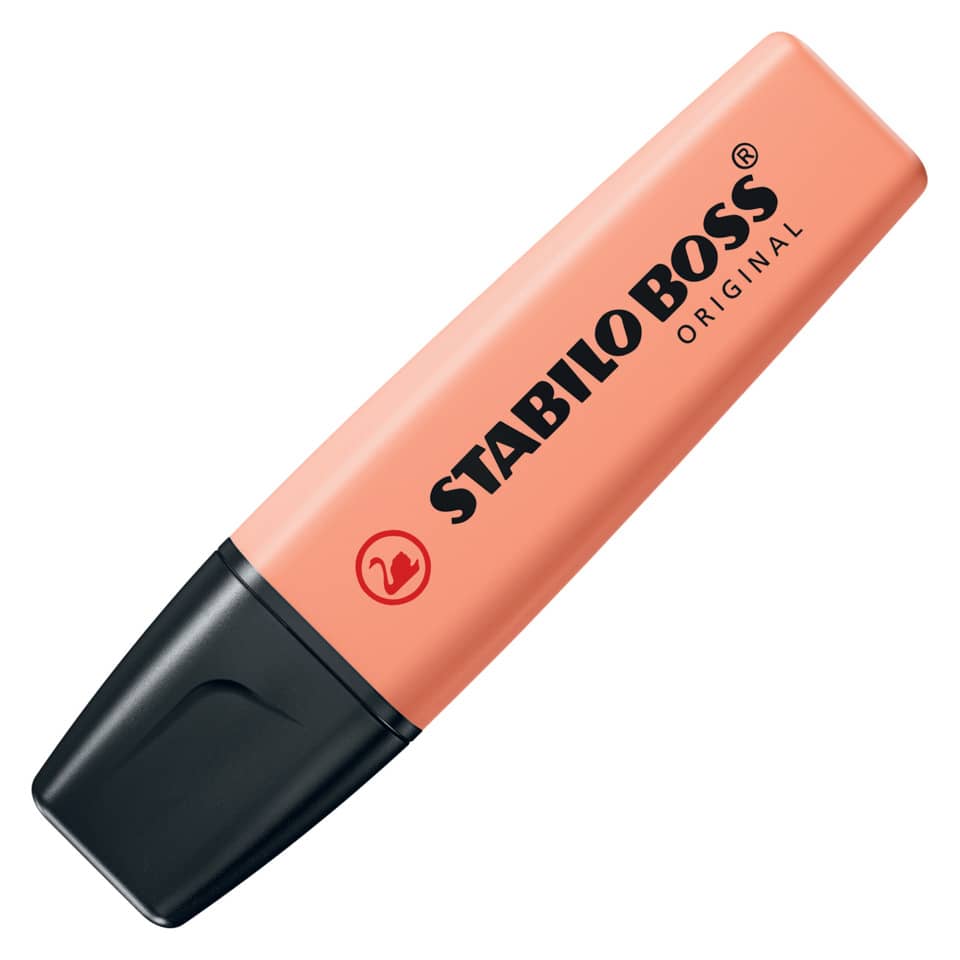 Evidenziatore Stabilo Boss Original Pastel 2-5 mm rosa pesca 70/126