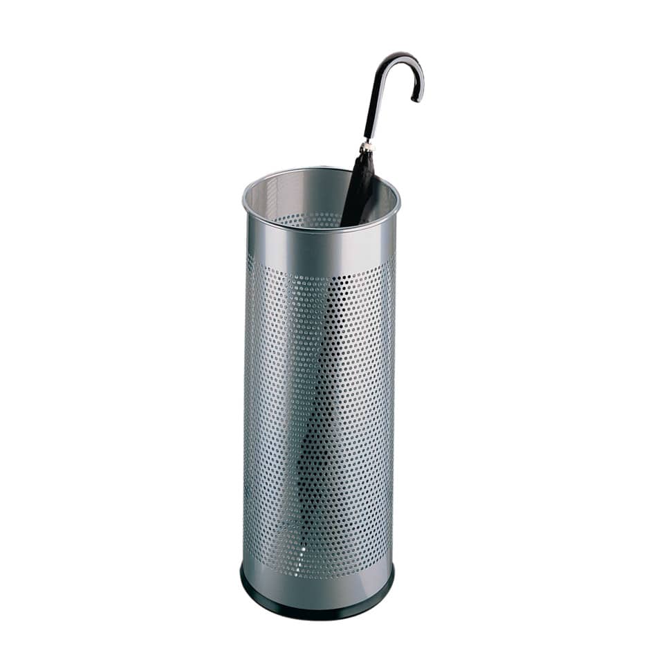 Portaombrelli DURABLE acciaio verniciato argento metallizzato capacità 28,5 lt - Ø 26 cm - h 62 cm - 335023