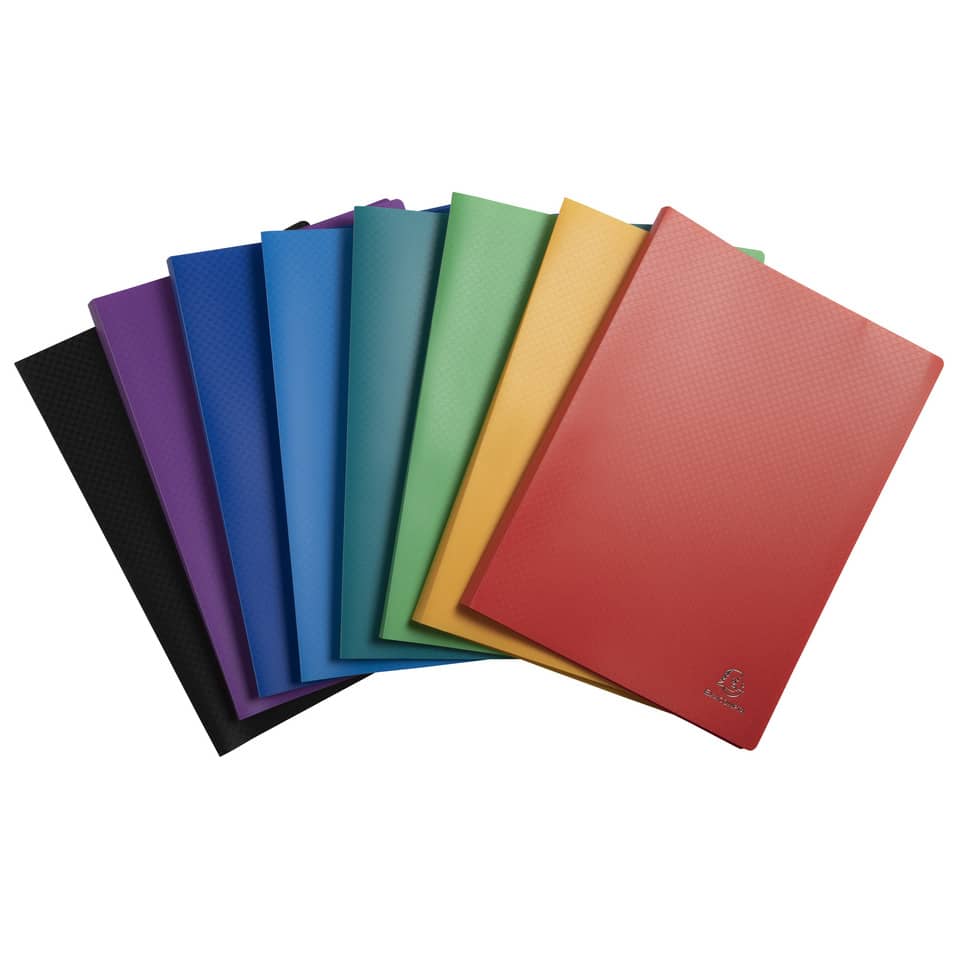 Portalistini Exacompta LINEA OPACO 8 colori assortiti ppl A4 30 buste 8530E