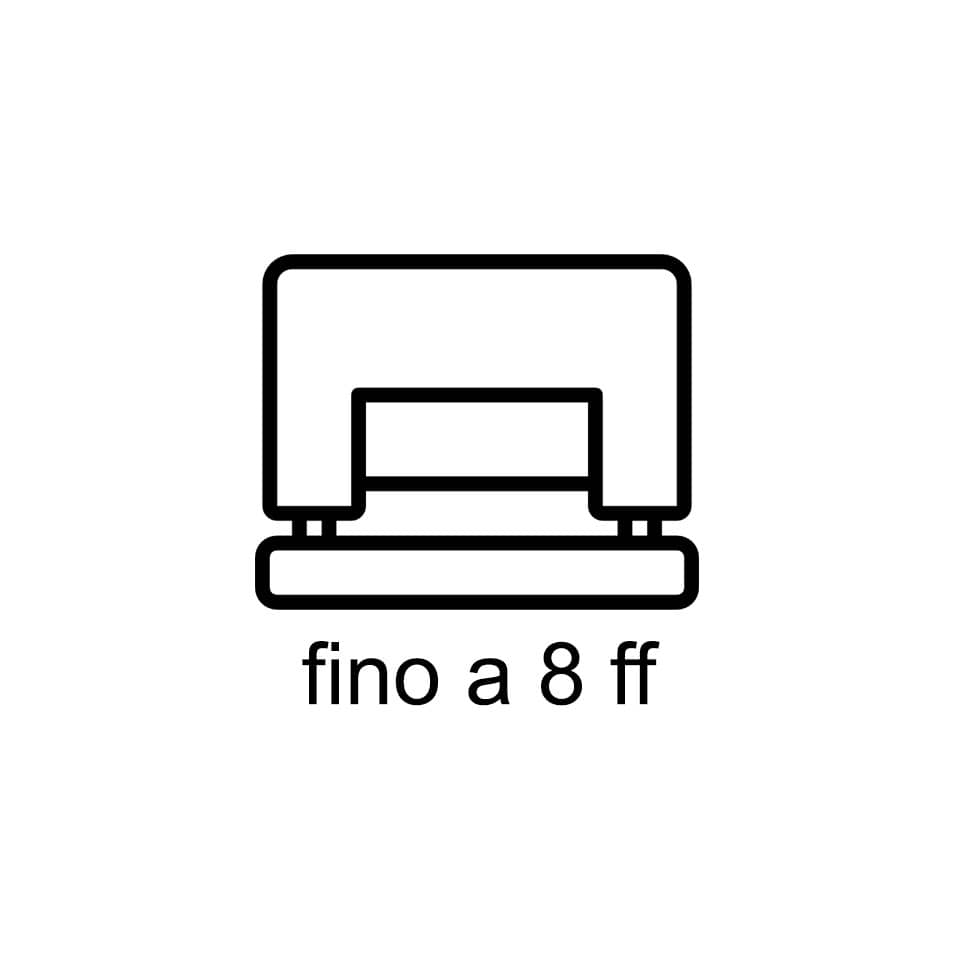 Perforatore Lebez 1 foro da 6 mm argento 5810