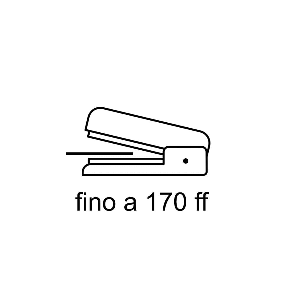 Cucitrice per alti spessori Rapid Duax Supreme 170 fogli grigio/arancio 21698301