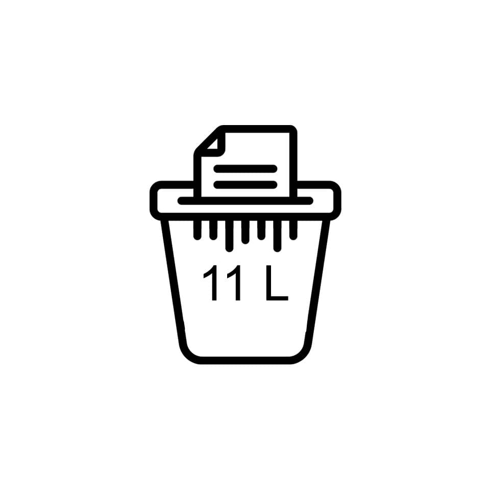 Distruggidocumenti uso personale FELLOWES Powershred® 6C - P-4 - 11 L taglio a frammenti 4x35 mm - 4686601