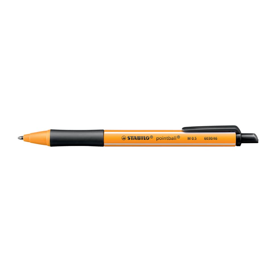 Penna a sfera a scatto Stabilo Pointball 0,5 mm nero 6030/46
