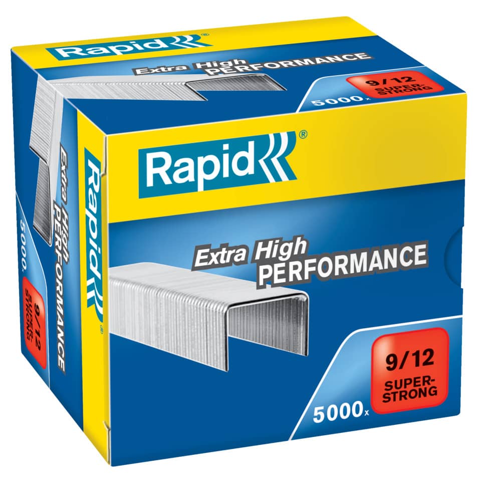 Punti metallici Rapid Super Strong 9/12 conf. da 5000 - 24871400