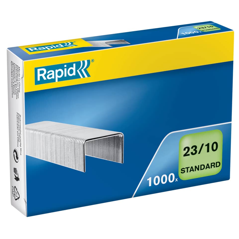 Punti metallici Rapid Standard 23/10 conf. da 1000 - 24869300