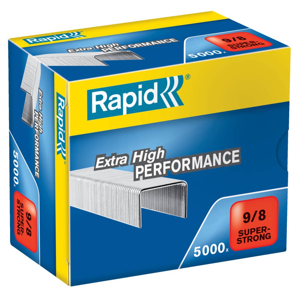 Punti metallici Rapid Super Strong 9/8 conf. da 5000 - 24871000