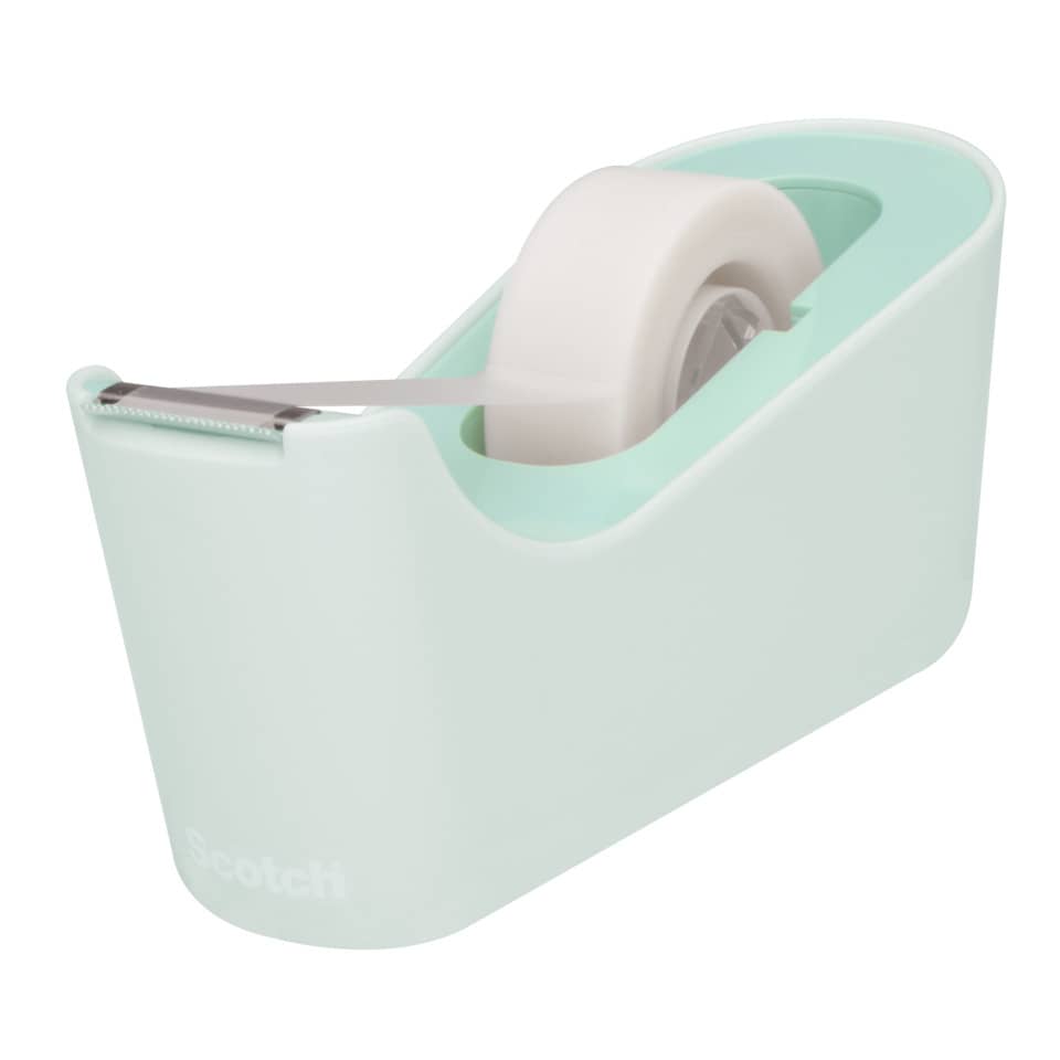 Dispenser per nastro adesivo Scotch® Magic™ Classic menta + 1 rotolo 19 mm x 33 m - C18-M Mint