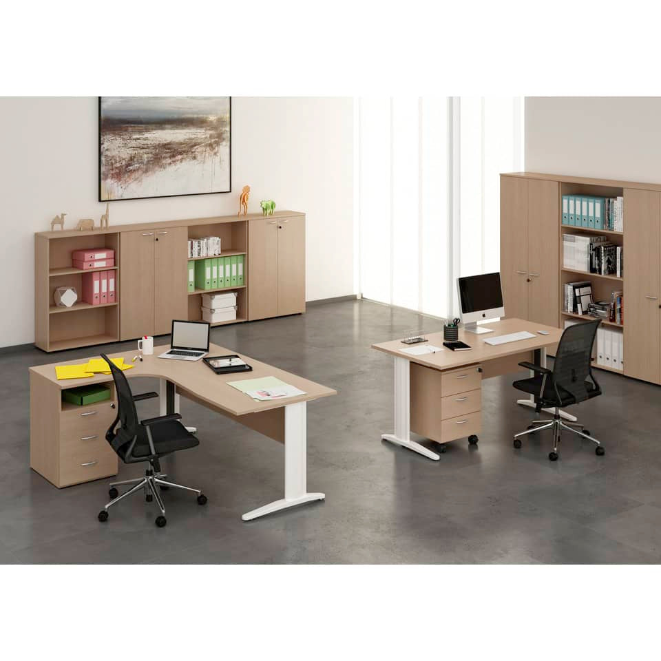 Mobile a giorno basso Artexport Presto 1 ripiano regolabile 80x35x72 cm rovere 030/C